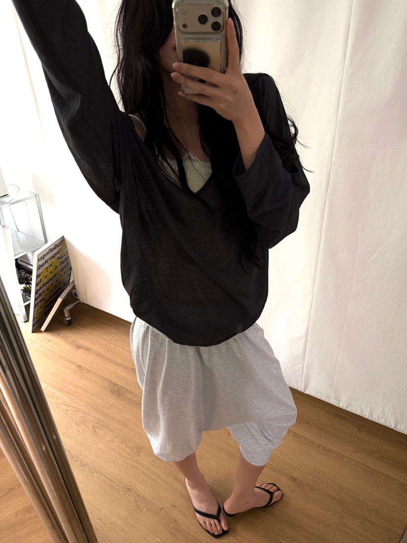 AWESOMESAUCE韓國代購女士新款時尚推薦熱賣人氣26春夏長袖T恤AWESOME SAUCE長袖T恤