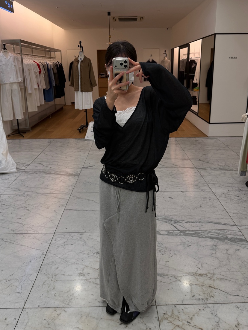 AWESOMESAUCE韓國代購女士新款時尚推薦熱賣人氣26春夏長袖T恤AWESOME SAUCE長袖T恤圖色4