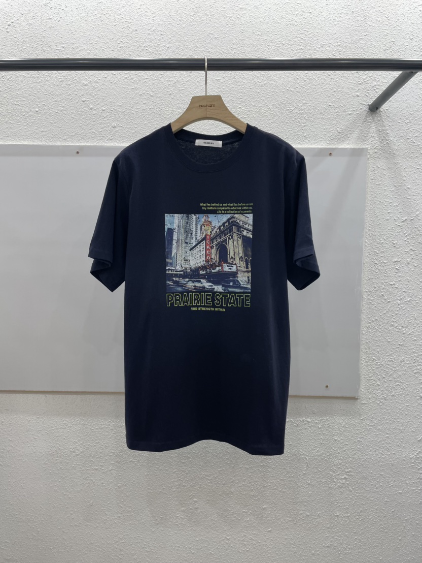 EGGPLANT韓國直郵女裝新品時尚人氣休閑26春夏職業熱賣T恤EGGPLANTT恤圖色2