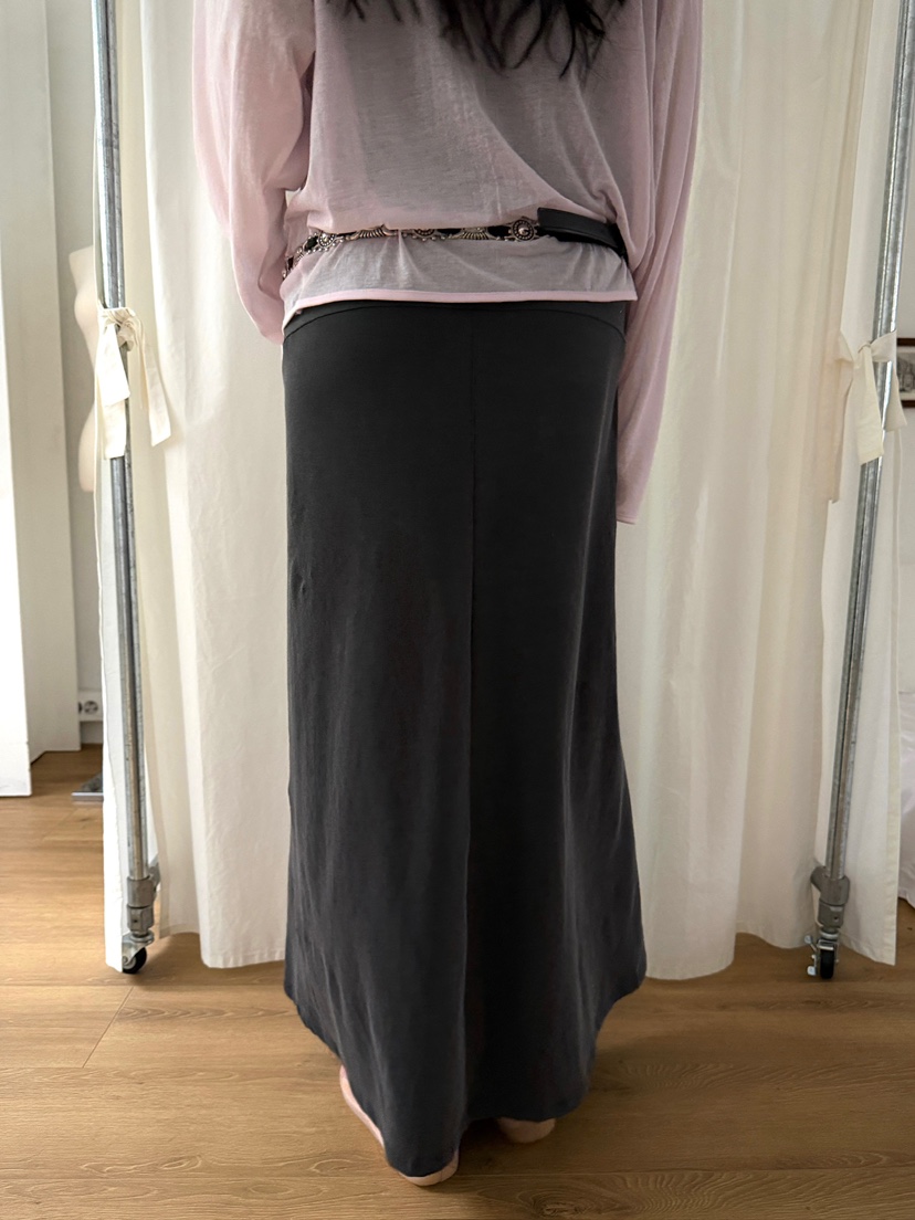 AWESOMESAUCE韓國東大門代購女裝新品時尚26春夏長裙不含腰帶AWESOME SAUCE長裙