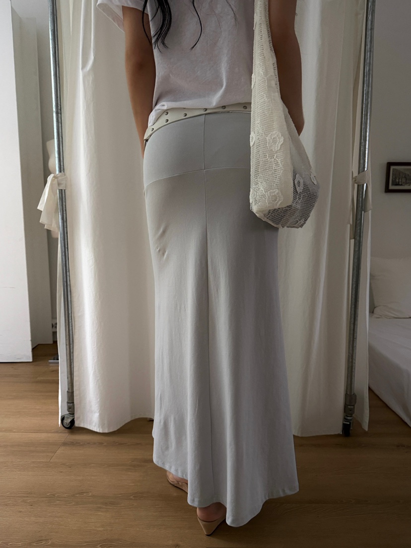 AWESOMESAUCE韓國東大門代購女裝新品時尚26春夏長裙不含腰帶AWESOME SAUCE長裙