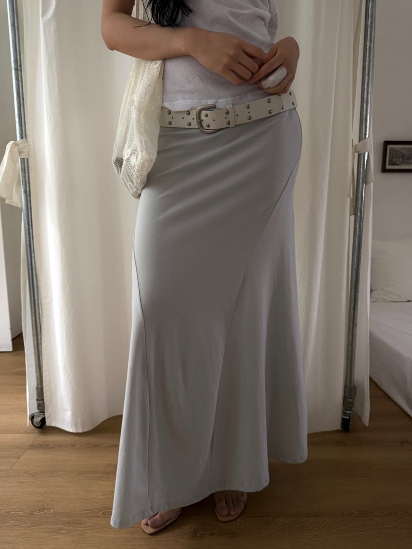 AWESOMESAUCE韓國東大門代購女裝新品時尚26春夏長裙不含腰帶AWESOME SAUCE長裙圖色2