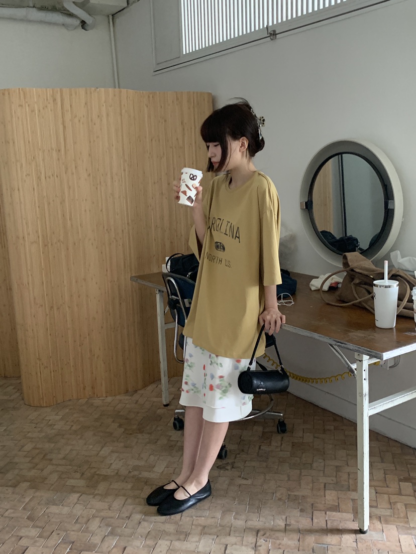 LOGARDEN韓國直郵實拍女士新款推薦人氣職業時尚休閑26春夏T恤LO GARDENT恤