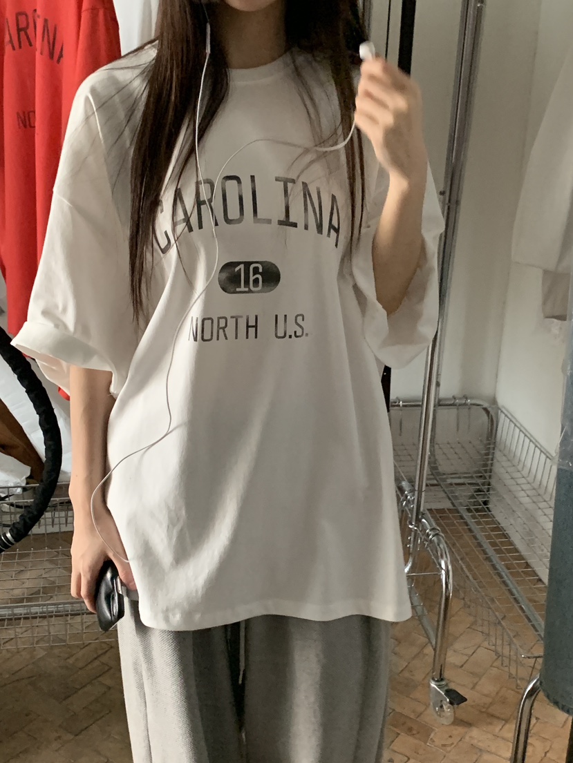 LOGARDEN韓國直郵實拍女士新款推薦人氣職業時尚休閑26春夏T恤LO GARDENT恤圖色3