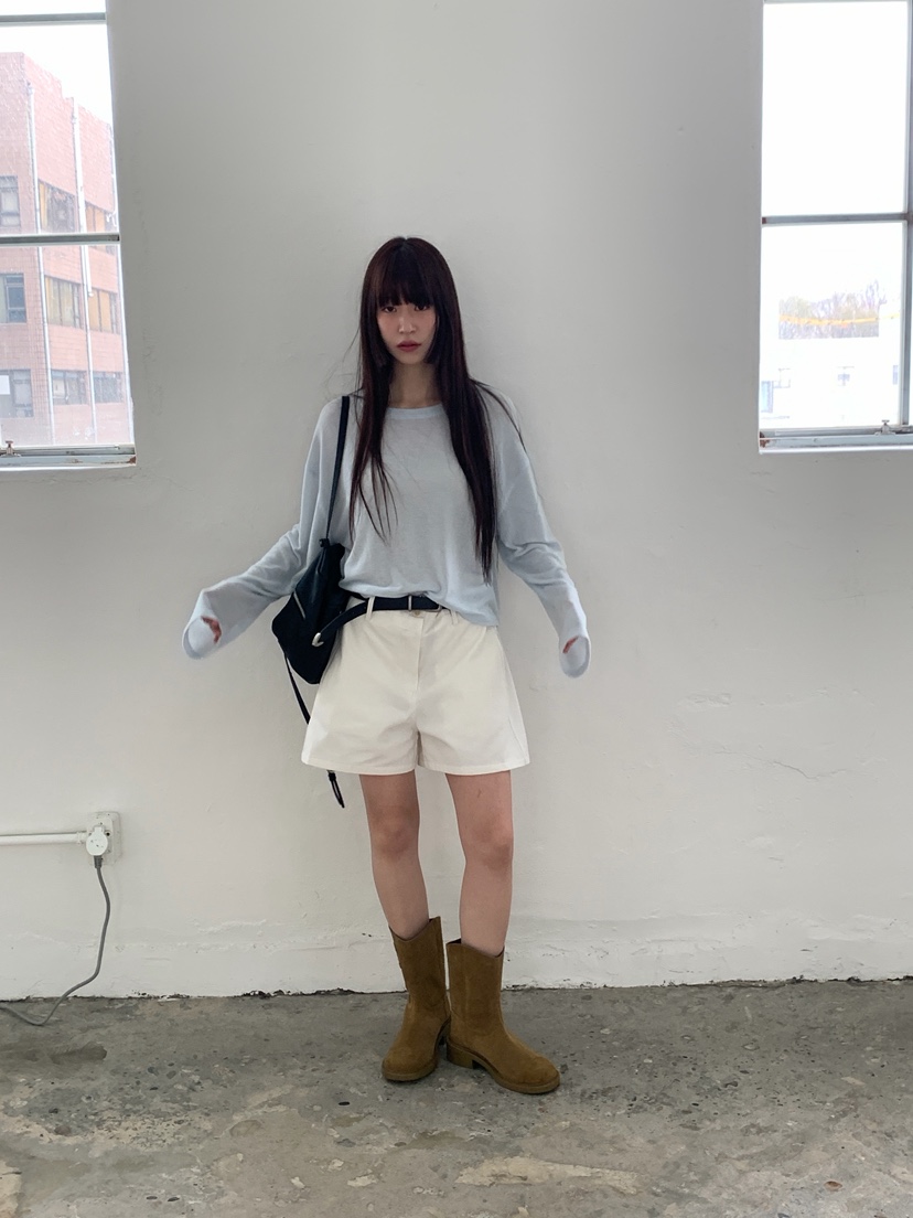 LOGARDEN韓國代購女裝新品休閑熱賣時尚職業推薦26春夏長袖T恤LO GARDEN長袖T恤