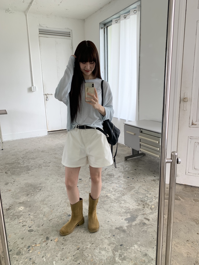 LOGARDEN韓國代購女裝新品休閑熱賣時尚職業推薦26春夏長袖T恤LO GARDEN長袖T恤