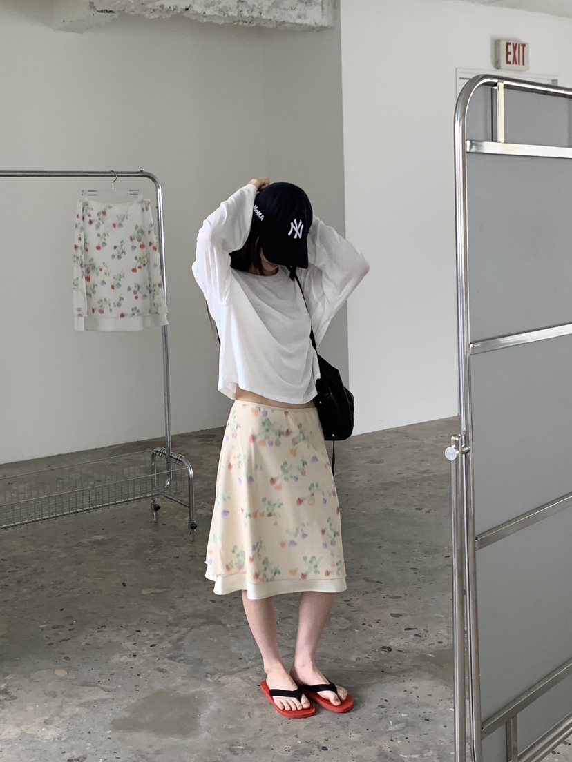 LOGARDEN韓國代購女裝新品休閑熱賣時尚職業推薦26春夏長袖T恤LO GARDEN長袖T恤