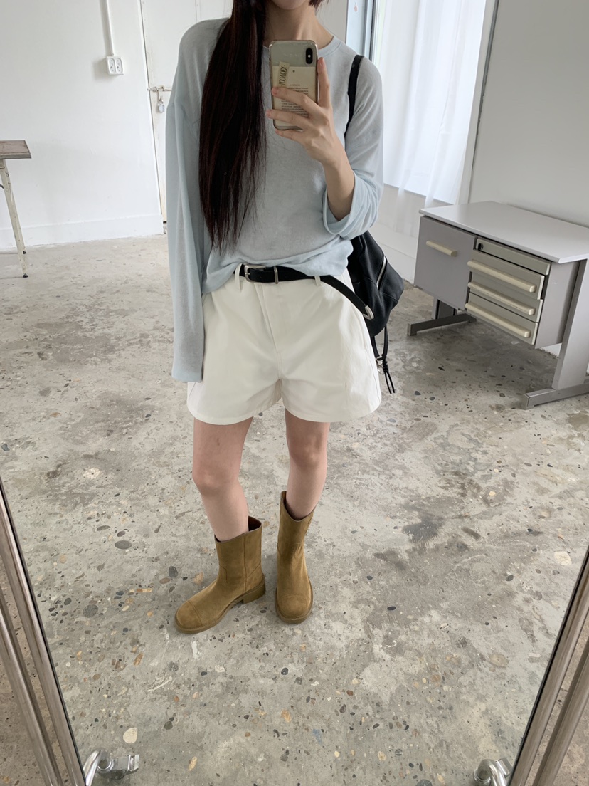 LOGARDEN韓國代購女裝新品休閑熱賣時尚職業推薦26春夏長袖T恤LO GARDEN長袖T恤