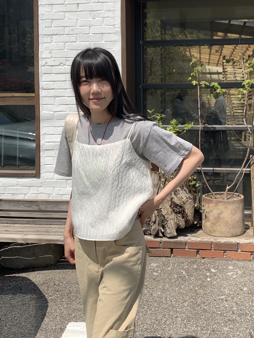 BAKING POWDER韓國直郵實拍女裝新品人氣時尚職業吊帶背心BAKING POWDER吊帶/背心