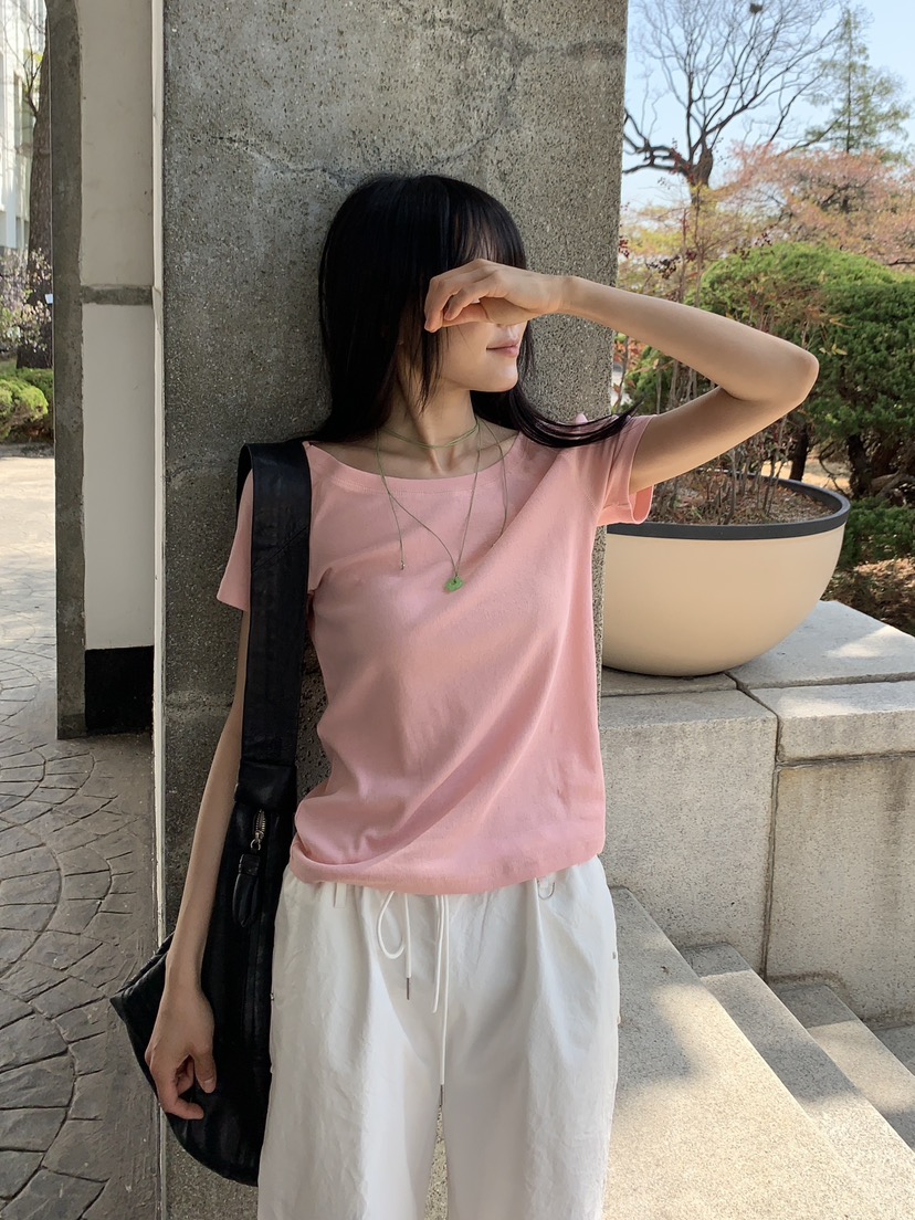 BAKING POWDER韓國東大門直郵女裝新品26春夏熱賣職業T恤BAKING POWDERT恤