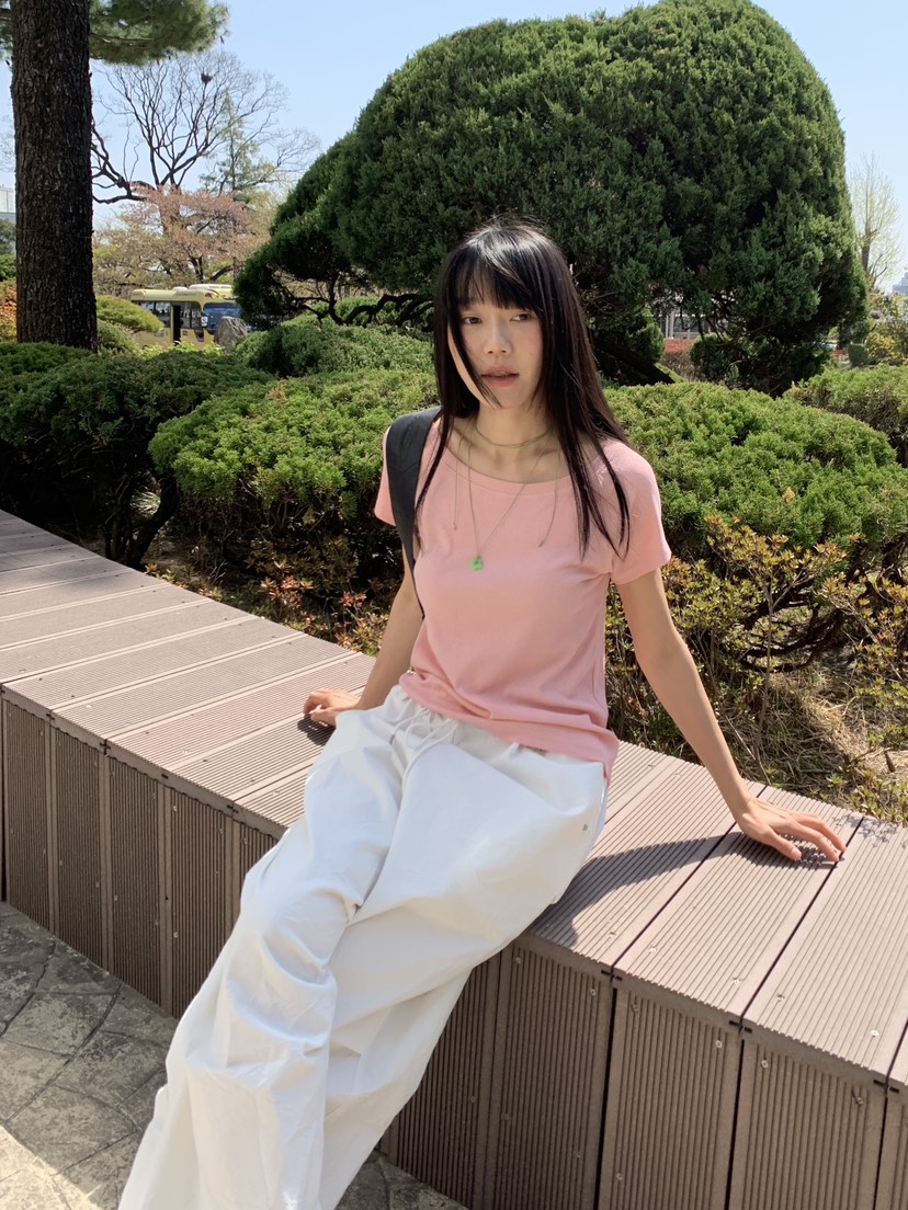 BAKING POWDER韓國東大門直郵女裝新品26春夏熱賣職業T恤BAKING POWDERT恤