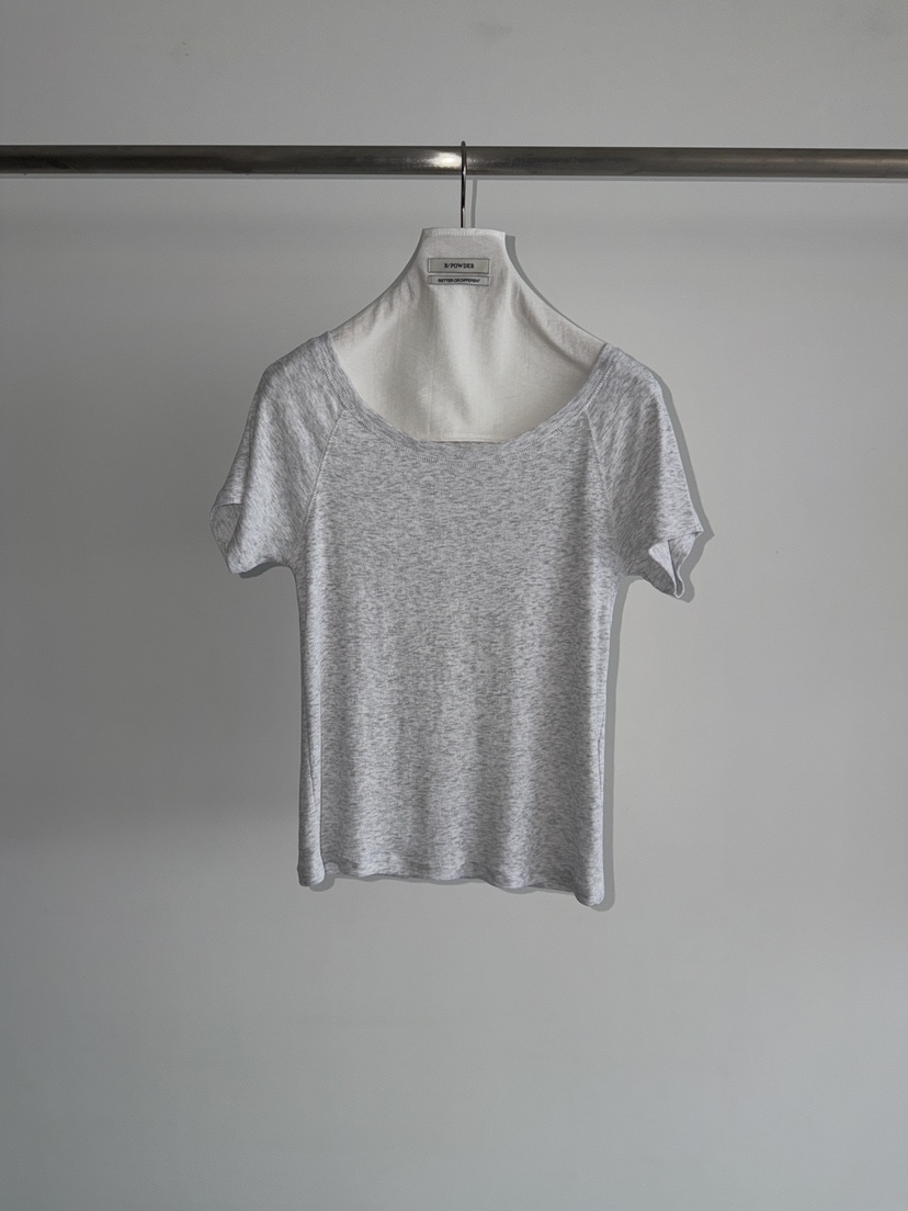 BAKING POWDER韓國東大門直郵女裝新品26春夏熱賣職業T恤BAKING POWDERT恤圖色2