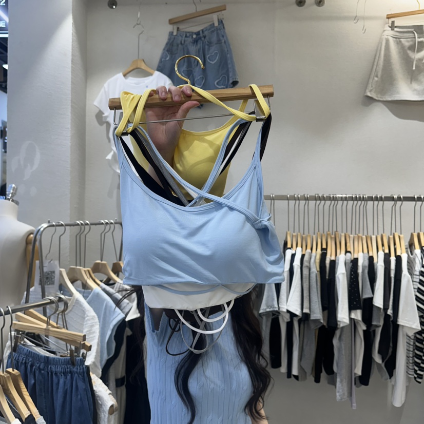 HIPTIQUE韓國東大門代購女裝新品推薦時尚休閑人氣吊帶背心HIPTIQUE吊帶/背心圖色2