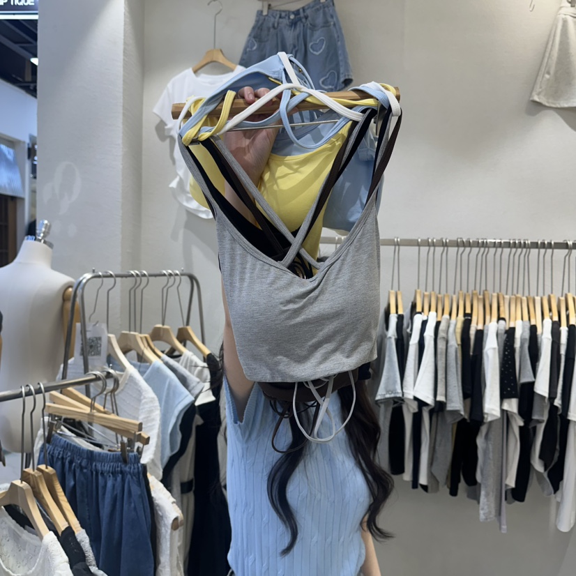 HIPTIQUE韓國東大門代購女裝新品推薦時尚休閑人氣吊帶背心HIPTIQUE吊帶/背心圖色4