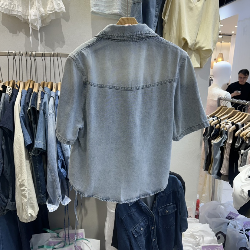 HIPTIQUE韓國直郵實拍女士新品推薦時尚休閑熱賣襯衫蕾絲衫HIPTIQUE襯衫/蕾絲衫