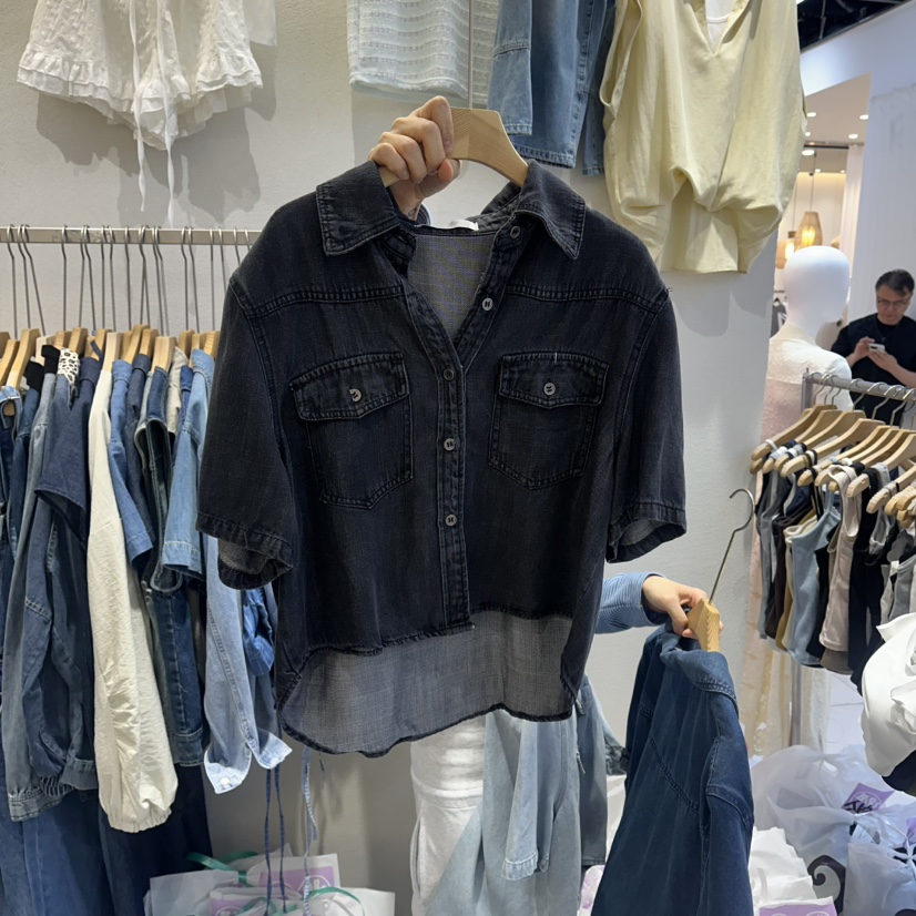 HIPTIQUE韓國直郵實拍女士新品推薦時尚休閑熱賣襯衫蕾絲衫HIPTIQUE襯衫/蕾絲衫圖色3