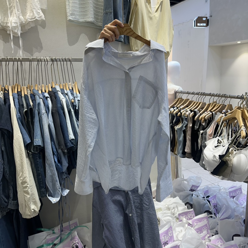 HIPTIQUE韓國東大門代購女士新品推薦休閑26春夏襯衫蕾絲衫HIPTIQUE襯衫/蕾絲衫圖色1