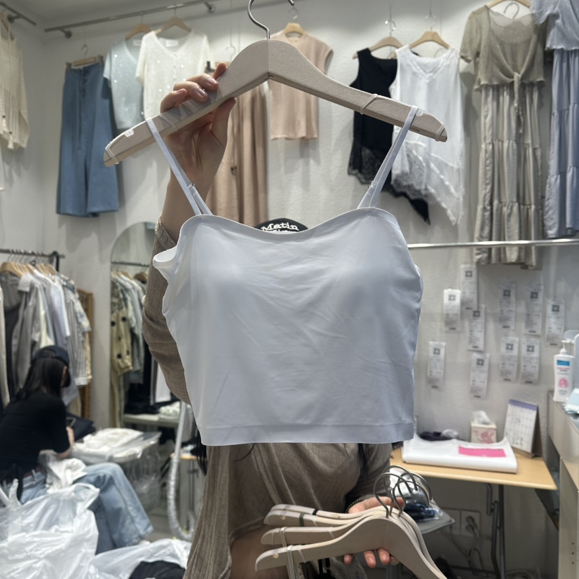 HOT PLACE/DREAM GIRIS/HOT ISSUE韓國直郵實拍女士新品時尚吊帶背心HOT PLACE/DREAM GIRIS/HOT ISSUE吊帶/背心圖色1