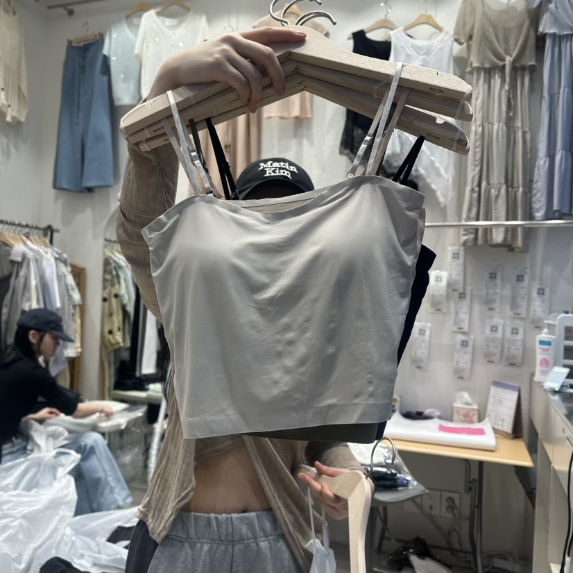 HOT PLACE/DREAM GIRIS/HOT ISSUE韓國直郵實拍女士新品時尚吊帶背心HOT PLACE/DREAM GIRIS/HOT ISSUE吊帶/背心圖色2