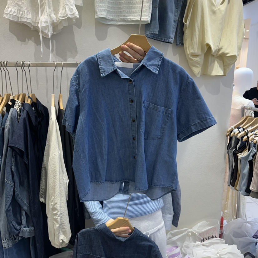 HIPTIQUE韓國代購女士新款職業熱賣26春夏推薦襯衫蕾絲衫HIPTIQUE襯衫/蕾絲衫圖色1