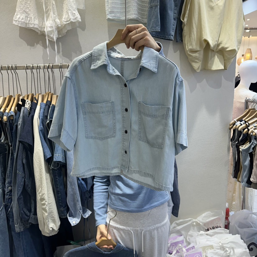 HIPTIQUE韓國直郵女士新款職業26春夏推薦休閑襯衫蕾絲衫HIPTIQUE襯衫/蕾絲衫圖色1