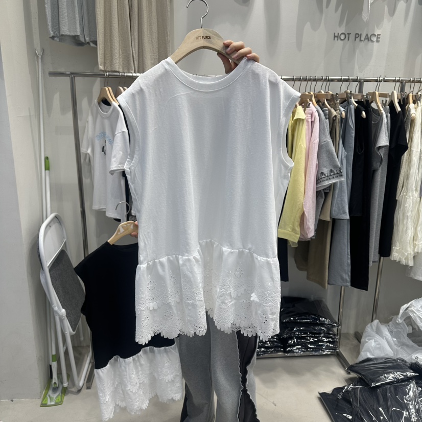 HOT PLACE/DREAM GIRIS/HOT ISSUE韓國代購女裝新品熱賣吊帶背心HOT PLACE/DREAM GIRIS/HOT ISSUE吊帶/背心圖色1