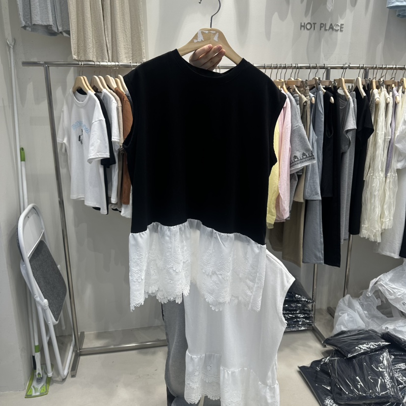 HOT PLACE/DREAM GIRIS/HOT ISSUE韓國代購女裝新品熱賣吊帶背心HOT PLACE/DREAM GIRIS/HOT ISSUE吊帶/背心圖色2