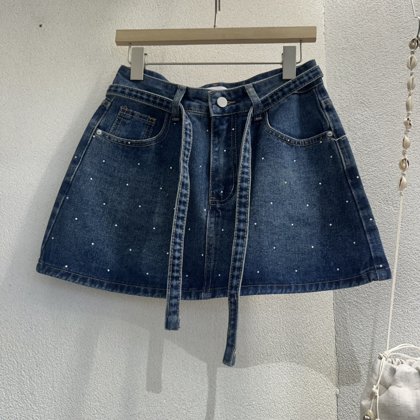 HIPTIQUE韓國代購女裝新品熱賣時尚休閑職業裙褲含腰繩腰帶HIPTIQUE裙褲圖色2