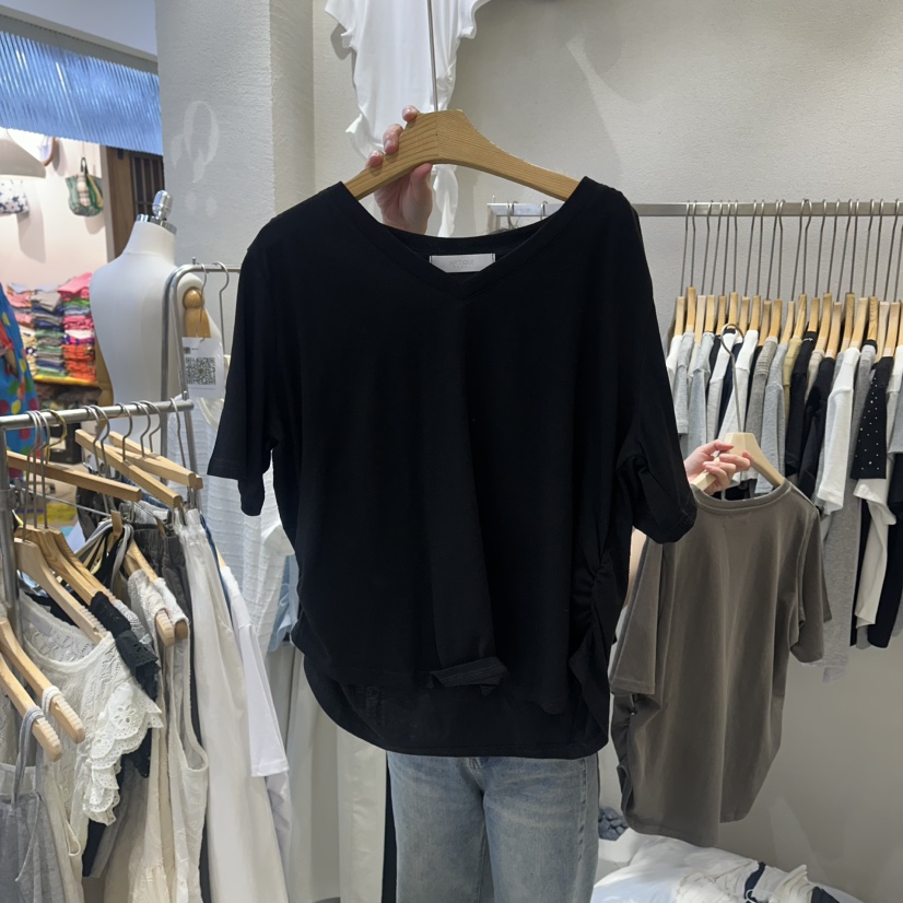 HIPTIQUE韓國直郵女士新品推薦職業人氣26春夏時尚休閑T恤HIPTIQUET恤圖色2