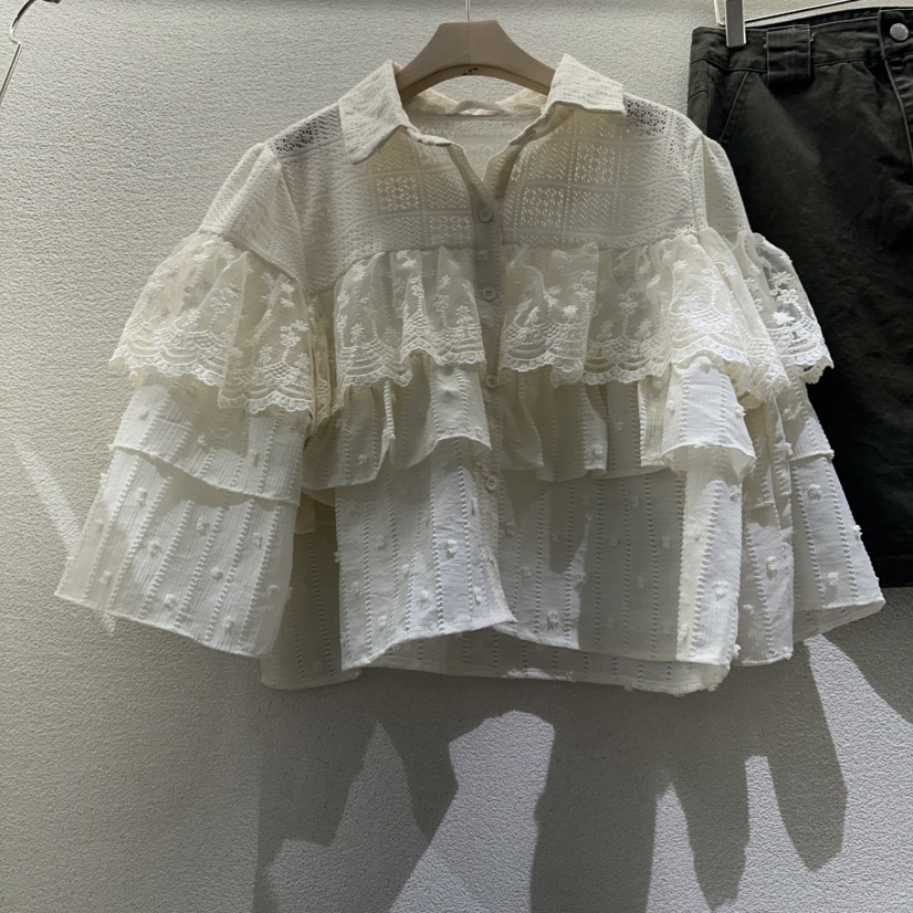 HIPTIQUE韓國直郵實拍女士新款人氣推薦時尚26春夏襯衫蕾絲衫HIPTIQUE襯衫/蕾絲衫圖色1