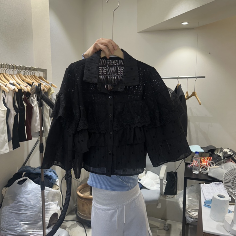 HIPTIQUE韓國直郵實拍女士新款人氣推薦時尚26春夏襯衫蕾絲衫HIPTIQUE襯衫/蕾絲衫圖色2