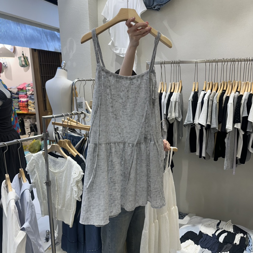 HIPTIQUE韓國代購女士新品推薦休閑職業人氣熱賣吊帶背心HIPTIQUE吊帶/背心