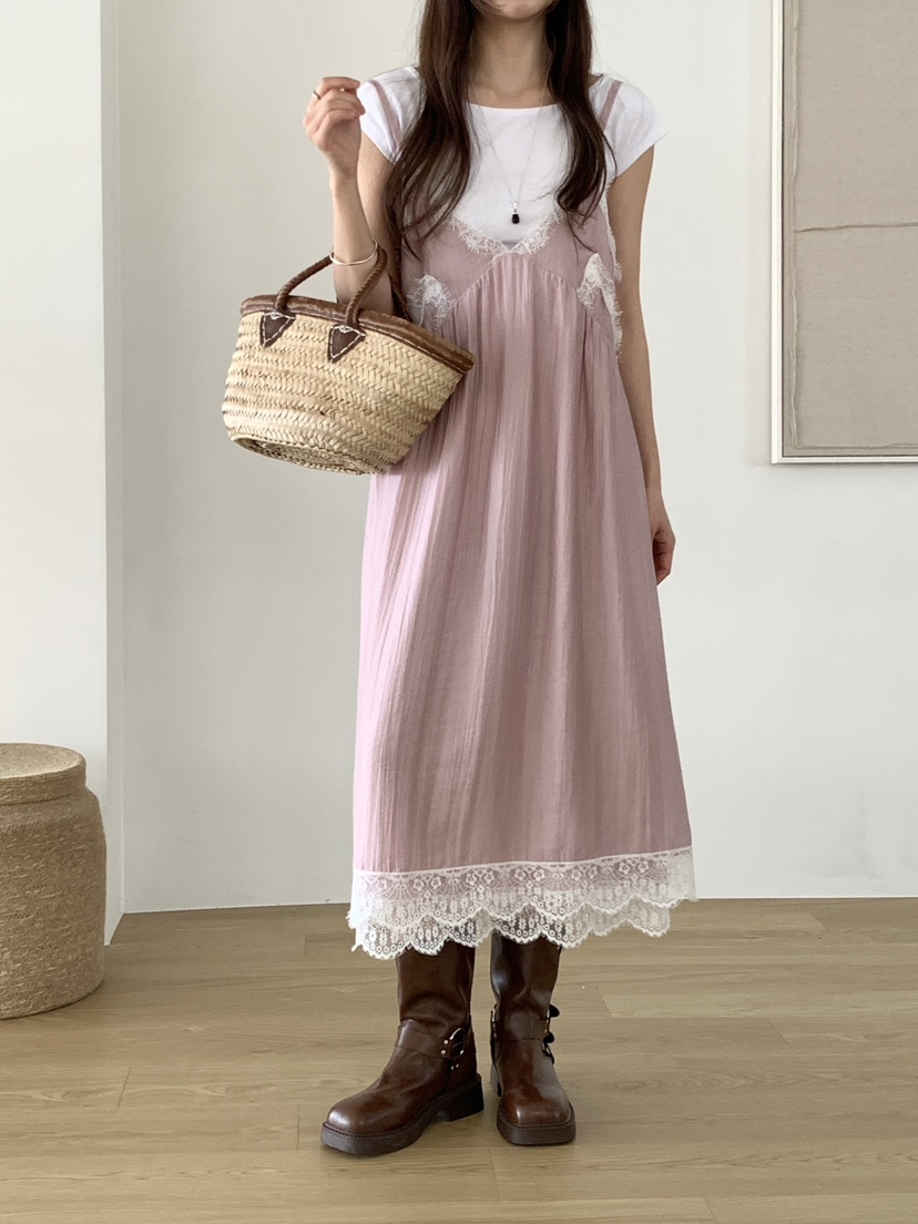 RE:OPENING韓國直郵女士新款休閑人氣時尚職業26春夏連衣裙RE:OPENING連衣裙