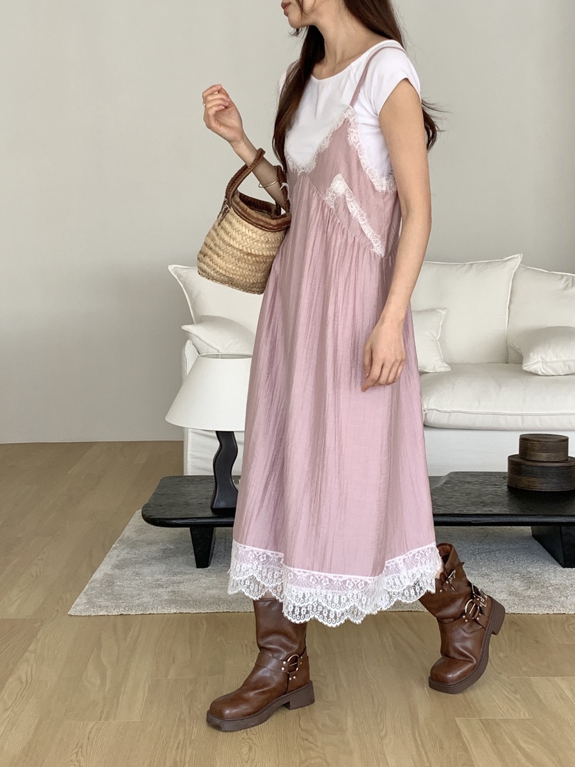 RE:OPENING韓國直郵女士新款休閑人氣時尚職業26春夏連衣裙RE:OPENING連衣裙