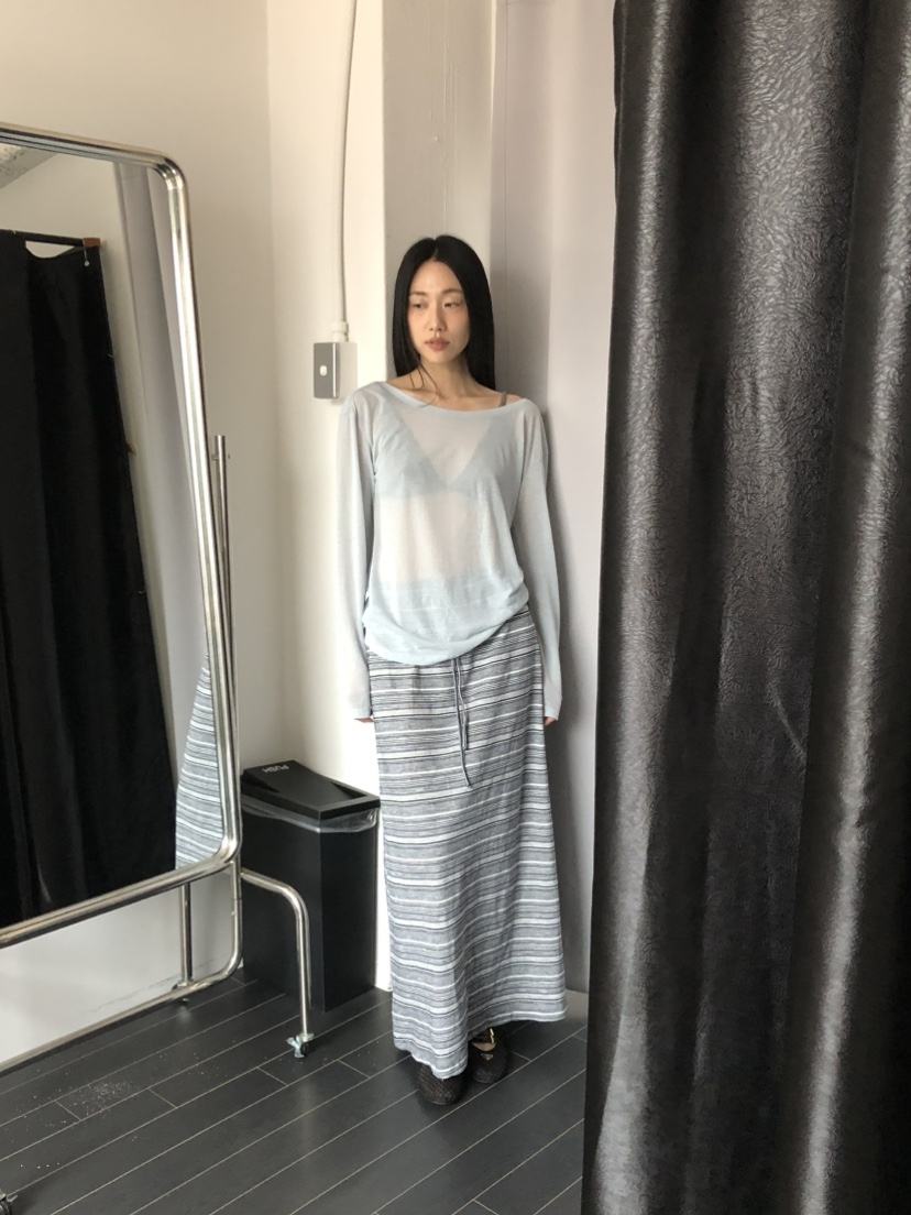 TORRE韓國直郵女裝新品時尚熱賣職業休閑26春夏推薦人氣長裙TORRE長裙