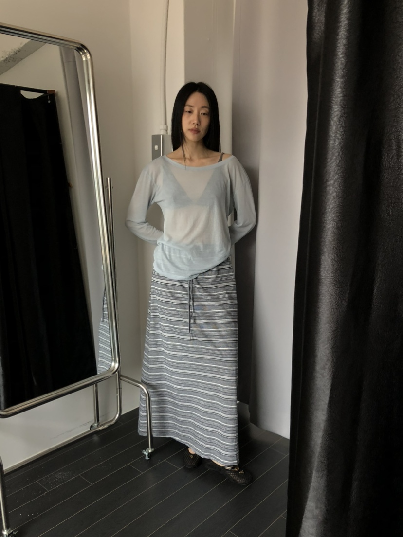 TORRE韓國直郵女裝新品時尚熱賣職業休閑26春夏推薦人氣長裙TORRE長裙