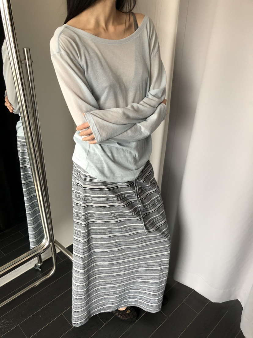 TORRE韓國直郵女裝新品時尚熱賣職業休閑26春夏推薦人氣長裙TORRE長裙