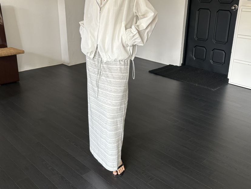 TORRE韓國直郵女裝新品時尚熱賣職業休閑26春夏推薦人氣長裙TORRE長裙