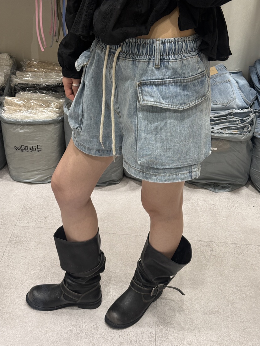 SHIRRING韓國直郵實拍女士新款休閑人氣職業推薦26春夏短褲SHIRRING短褲