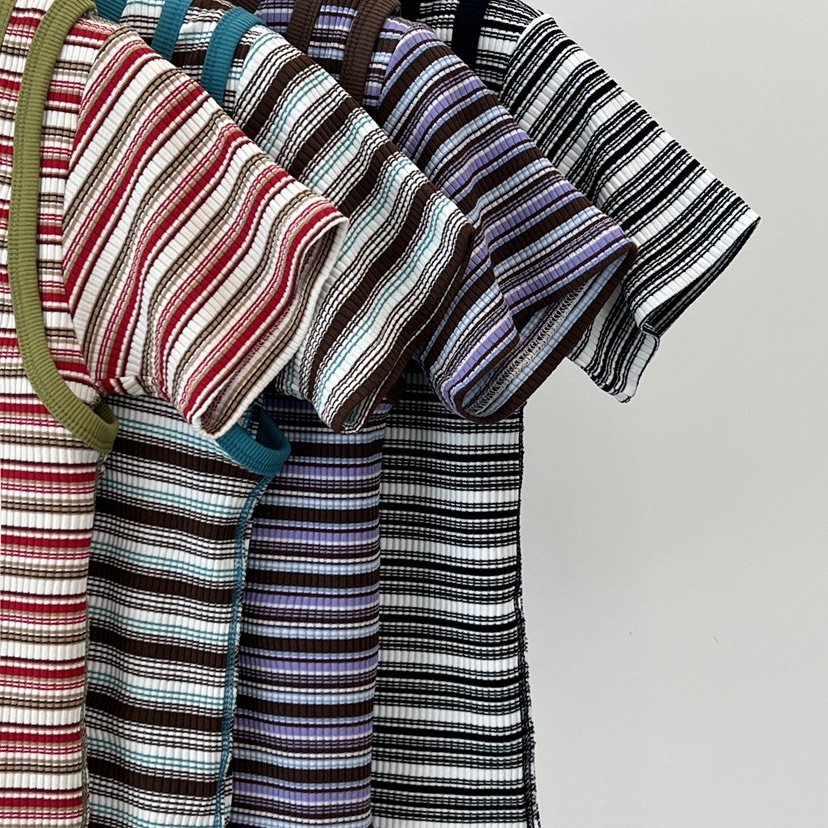 ANOTHER AVENUE韓國東大門直郵女裝新款熱賣職業T恤復古ANOTHER AVENUET恤