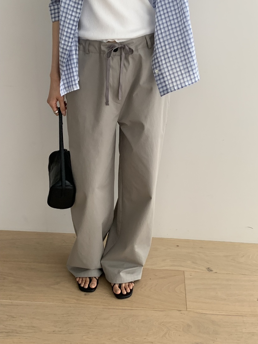 NOTICE韓國東大門代購女裝新品時尚職業熱賣休閑褲人字紋NOTICE休閑褲