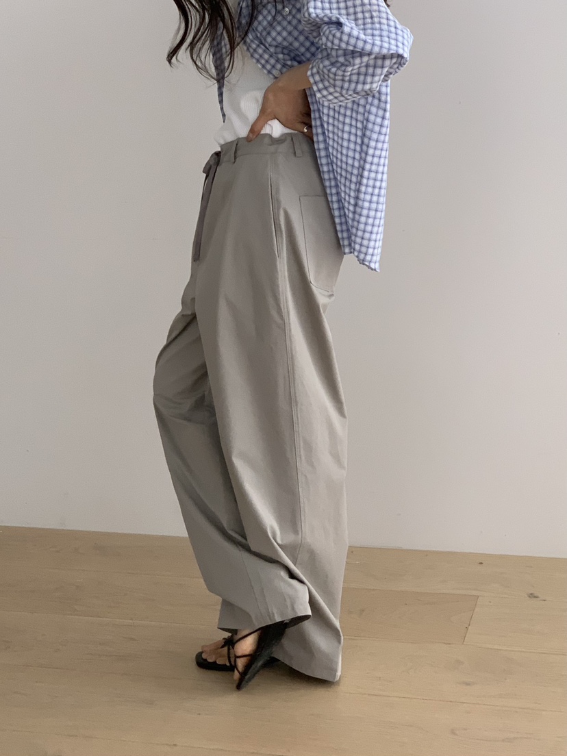 NOTICE韓國東大門代購女裝新品時尚職業熱賣休閑褲人字紋NOTICE休閑褲