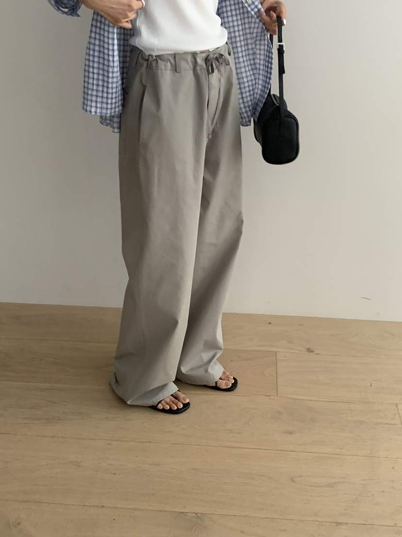 NOTICE韓國東大門代購女裝新品時尚職業熱賣休閑褲人字紋NOTICE休閑褲