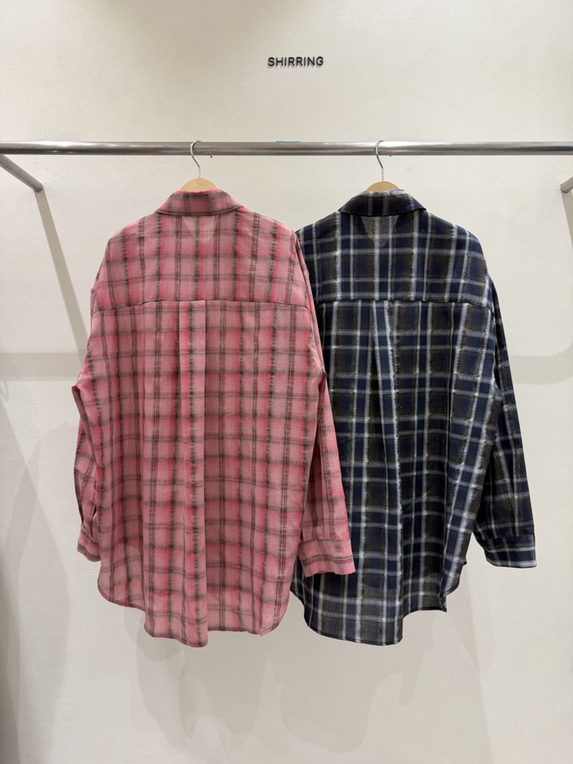 SHIRRING韓國直郵實拍女士新款時尚推薦26春夏襯衫蕾絲衫SHIRRING襯衫/蕾絲衫