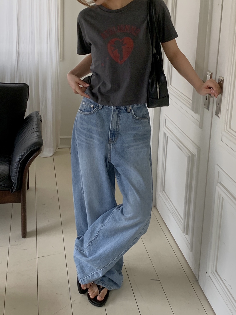 FORMSTUDIO/ATELIENNE韓國東大門代購女裝新款職業牛仔褲FORMSTUDIO/ATELIENNE牛仔褲