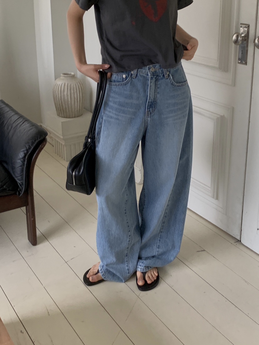 FORMSTUDIO/ATELIENNE韓國東大門代購女裝新款職業牛仔褲FORMSTUDIO/ATELIENNE牛仔褲