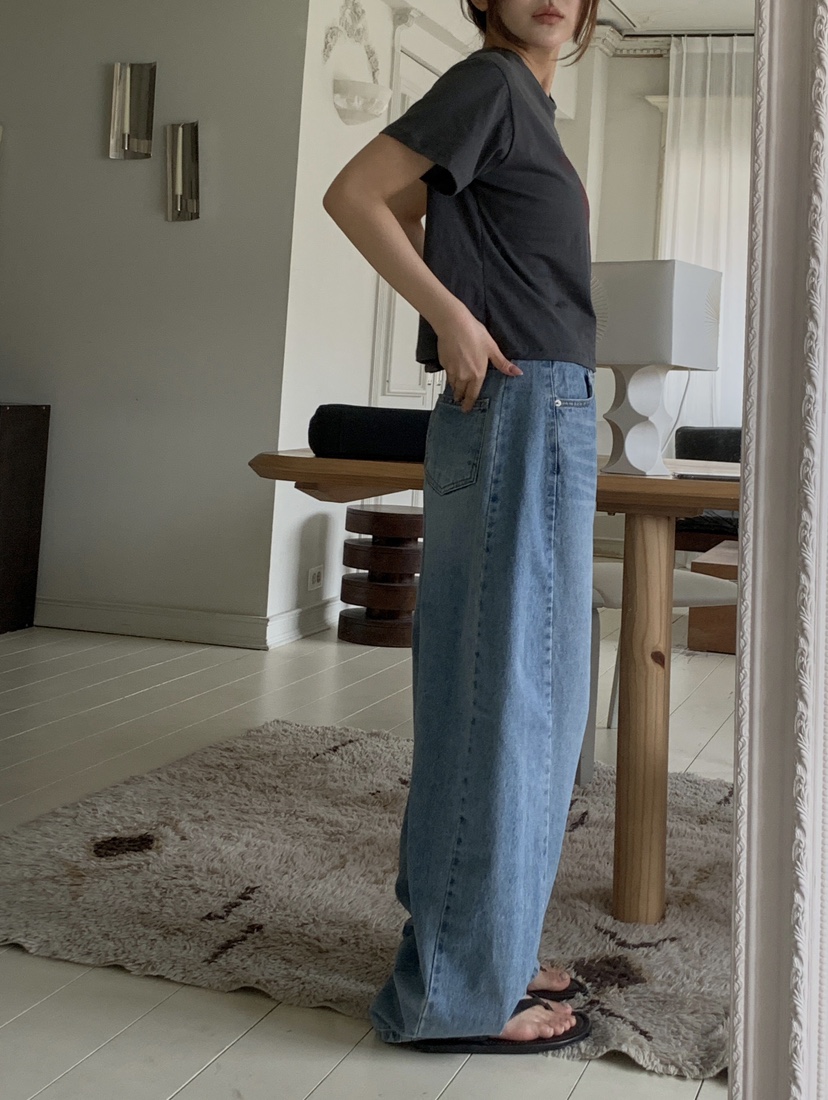 FORMSTUDIO/ATELIENNE韓國東大門代購女裝新款職業牛仔褲FORMSTUDIO/ATELIENNE牛仔褲