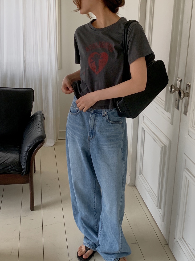 FORMSTUDIO/ATELIENNE韓國東大門代購女裝新款職業牛仔褲FORMSTUDIO/ATELIENNE牛仔褲