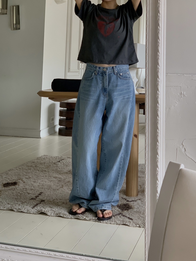 FORMSTUDIO/ATELIENNE韓國東大門代購女裝新款職業牛仔褲FORMSTUDIO/ATELIENNE牛仔褲