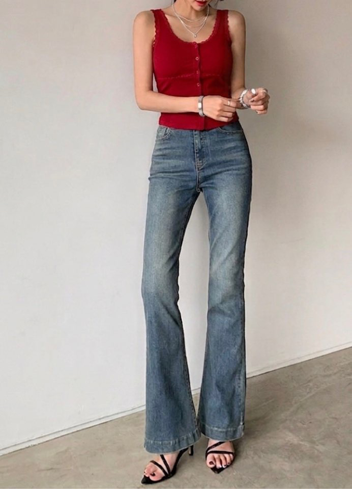 UNA/THE MAY韓國直郵女士新款推薦人氣職業吊帶背心蕾絲THEMAY/UNA吊帶/背心圖色3